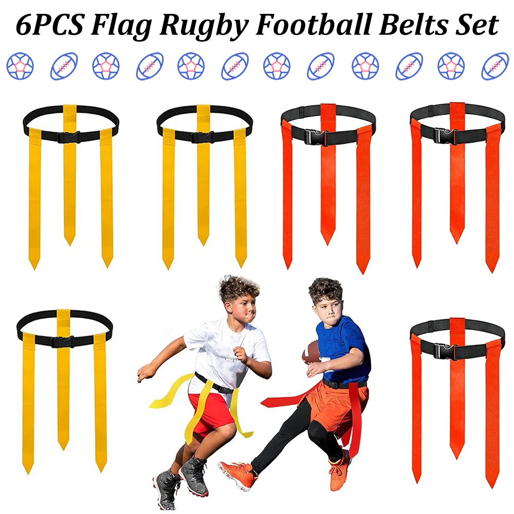 Sports Equipment Kids - 6PCS 플래그 축구 벨트 세트 조정