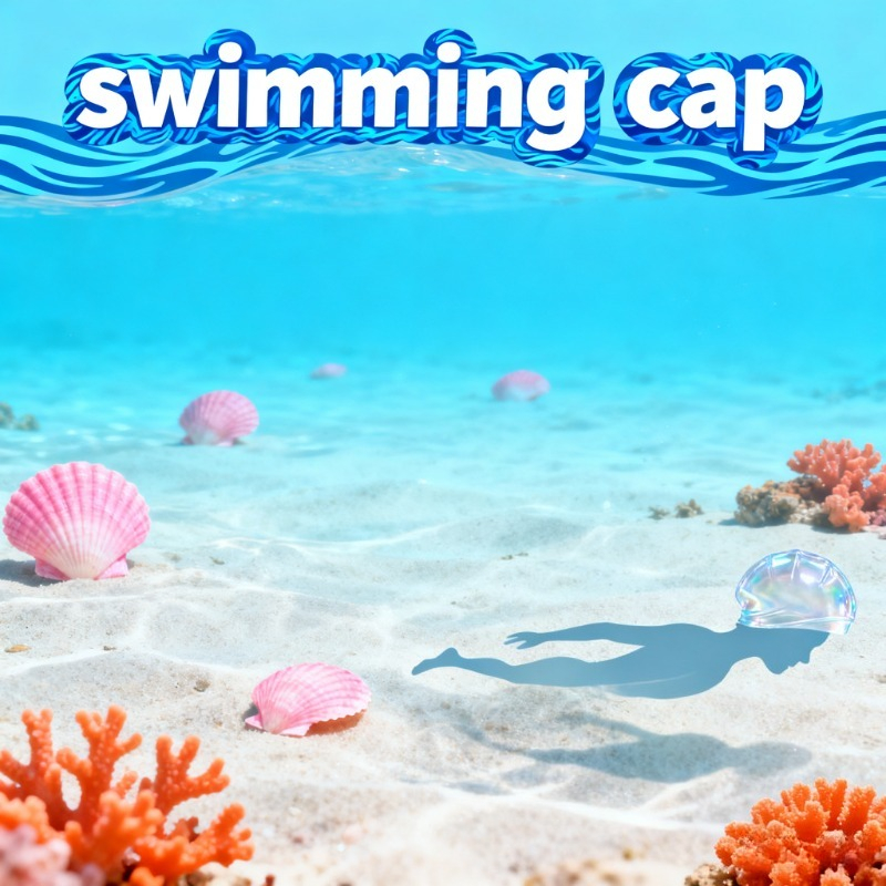 Swim Cap Silicone - 편안한 어린이 수영 모자 실리콘 소재