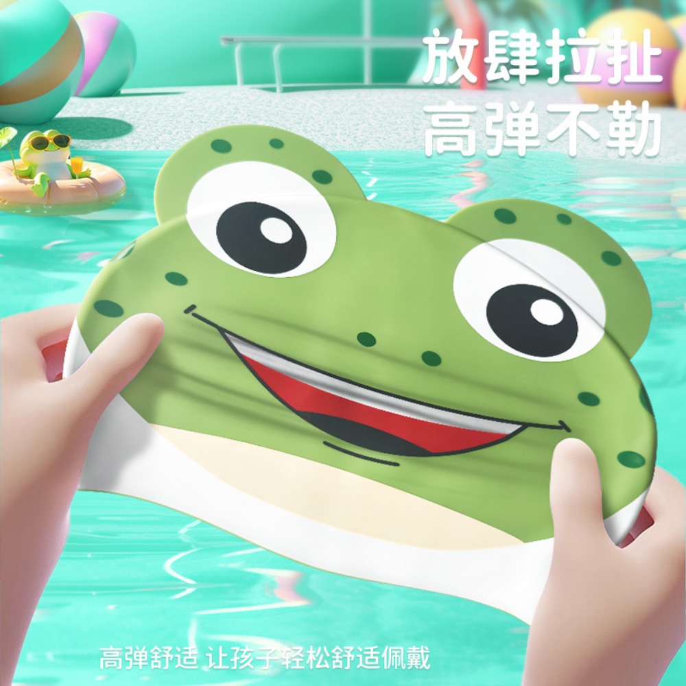 수영 모자 어린이 귀 보호 대형 실리콘 수영 모자 만화 - Swim Cap Silicone 리뷰 및 가격