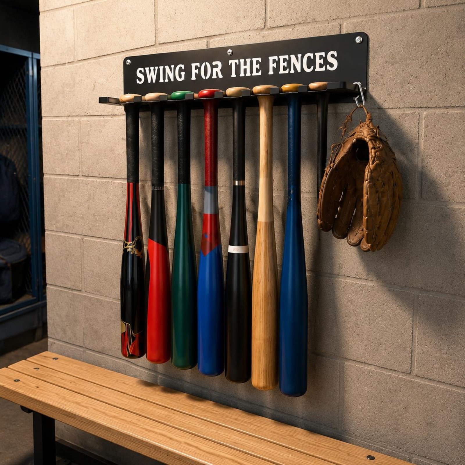 14개의 배트를 수납할 수 있는 스포츠 장비 보관 랙, - Sports Equipment With A 리뷰 및 가격