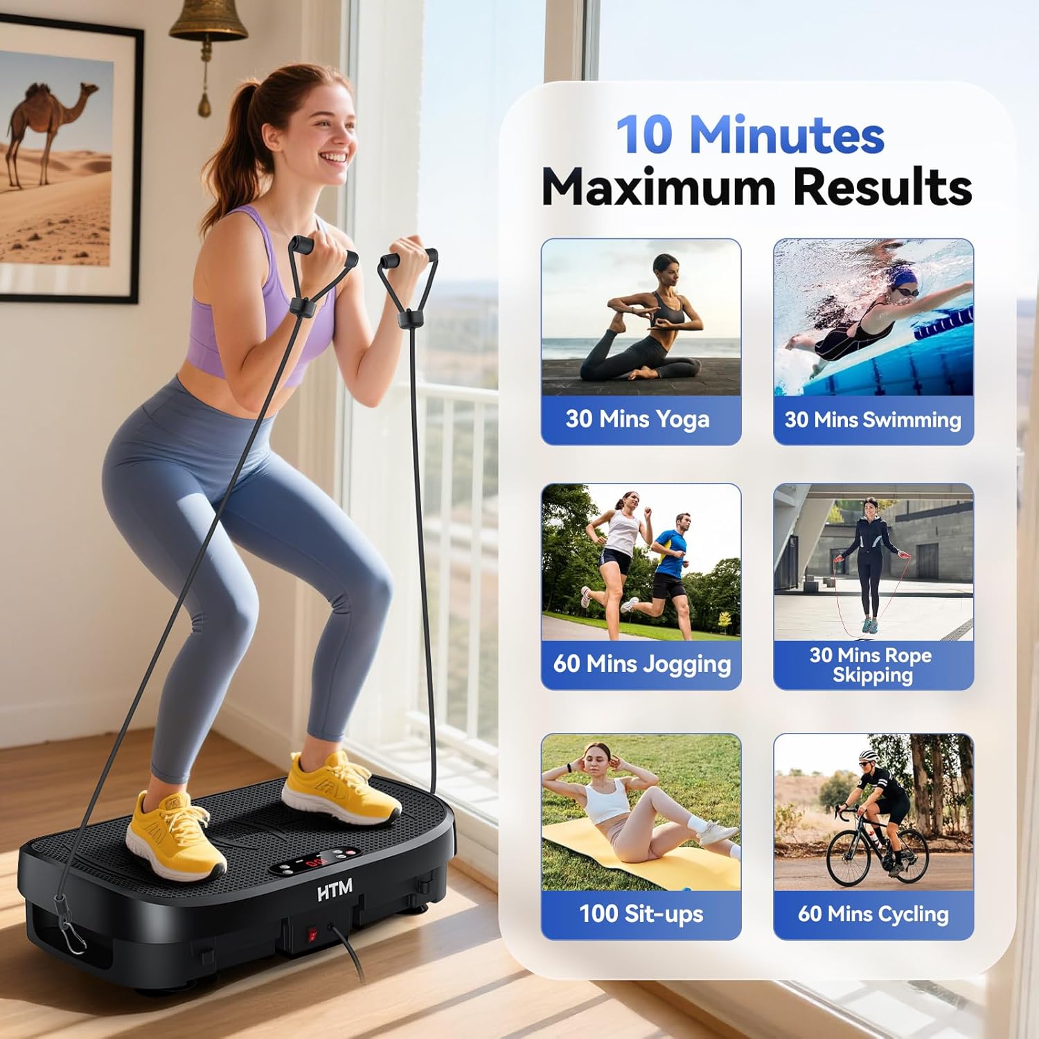 진동 플레이트 지방 연소 피트니스 플랫폼 전신 120단 - Sports Equipment At Home 리뷰 및 가격