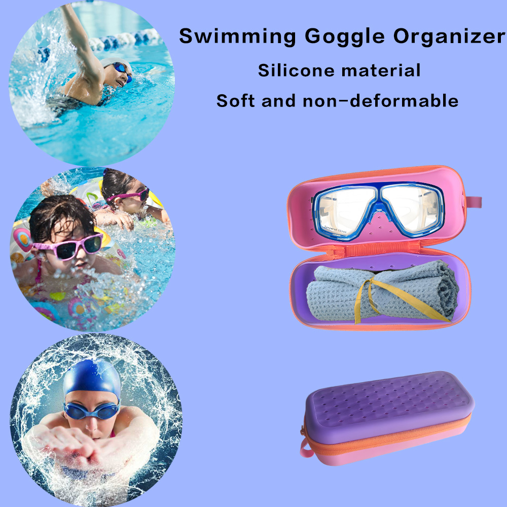 대용량 식품 등급 실리콘 수영 고글 케이스 안경 보호  - Swim Cap Silicone 리뷰 및 가격