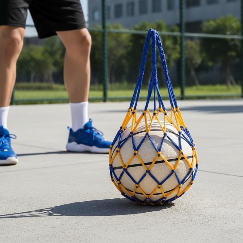 [F] 축구 네트백 나일론 볼드 스토리지 싱글 볼 캐리 - Sports Equipment Basketball 리뷰 및 가격
