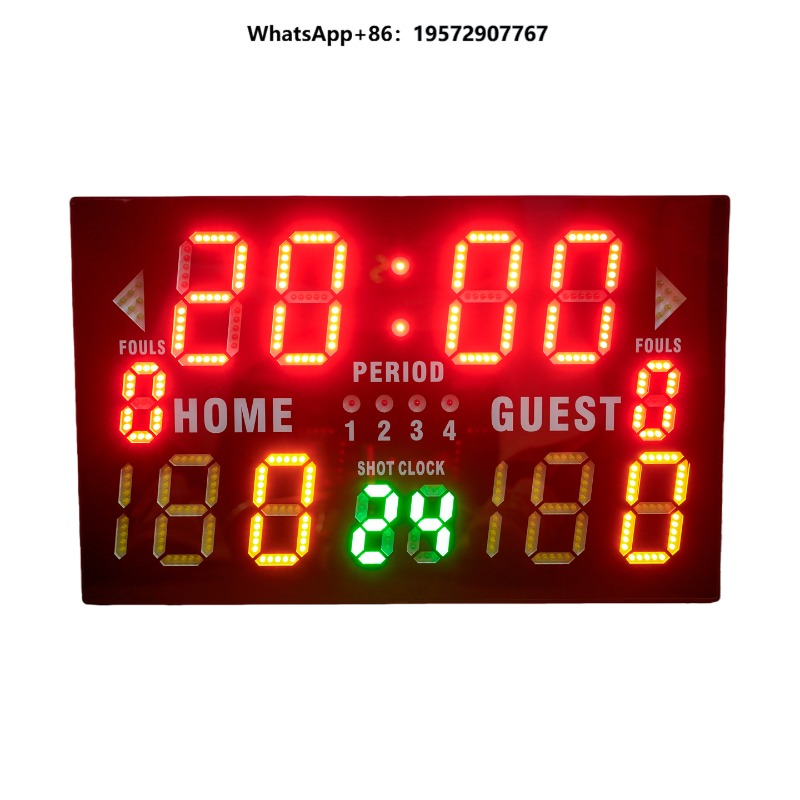 다기능 전자식 레드 농구 스코어보드 무선 충전식 실내  - Sports Equipment Basketball 리뷰 및 가격