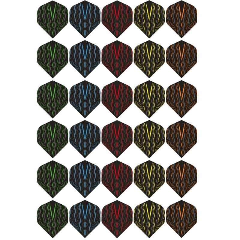 30pcs/pack 깃털 꼬리 날개 비행 소프트 팁 다 - Sports Equipment In Flight 리뷰 및 가격