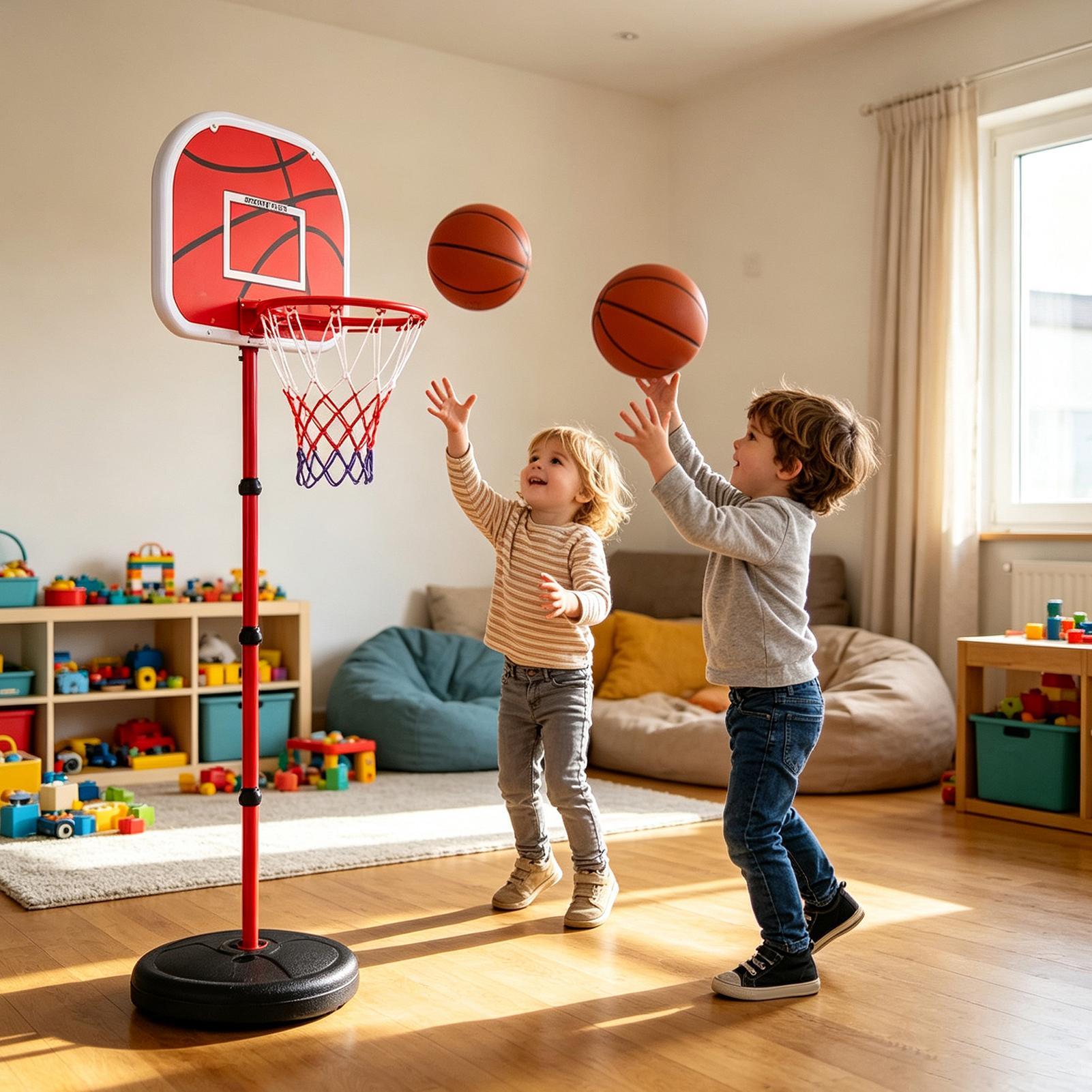 어린이를 위한 농구대와 스탠드, 3개의 공과 펌프 포함 - Sports Equipment Kids 리뷰 및 가격