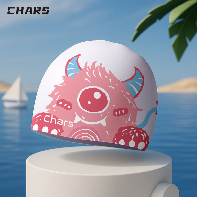 어린이를 위한 귀여운 수영모, 실리콘 방수 귀 보호,  - Swim Cap Silicone 리뷰 및 가격